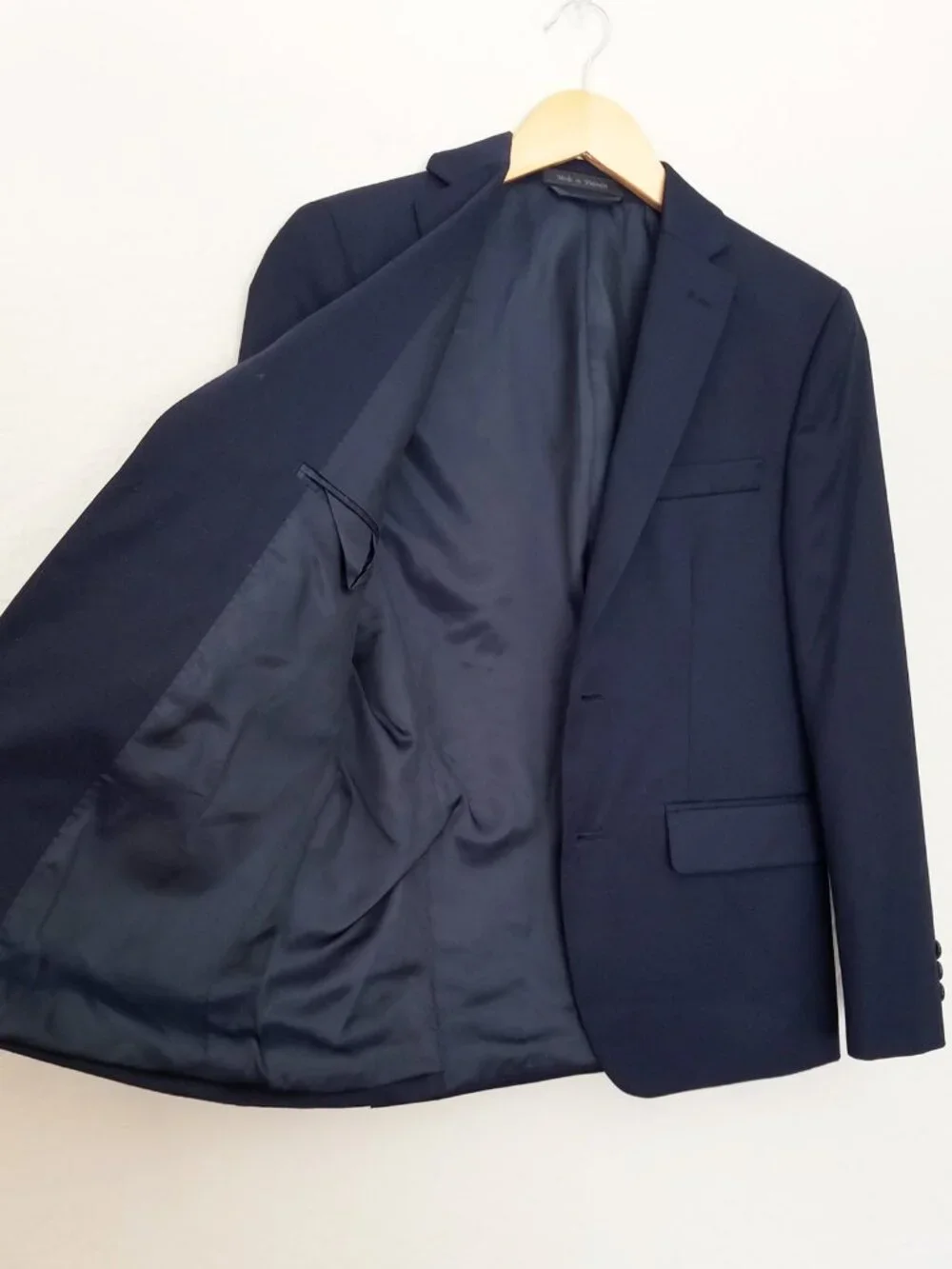 Lauren Ralph Lauren Kids Blayton Suit Jacket Boys 14R Navy Blue Classic Preppy
